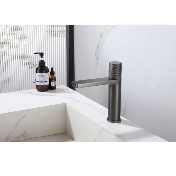 Смеситель для раковины Abber Rund никель AF8710NG (детальная фотография), современные, hi-tech