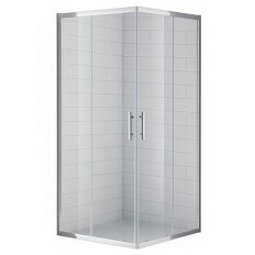 Душевой уголок Cezares Eco 100х100 см профиль хром