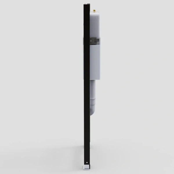 Инсталляция для унитаза Black&White Universe с бачком 0900WI (детальная фотография), слив эконом-стандарт под две клавиши