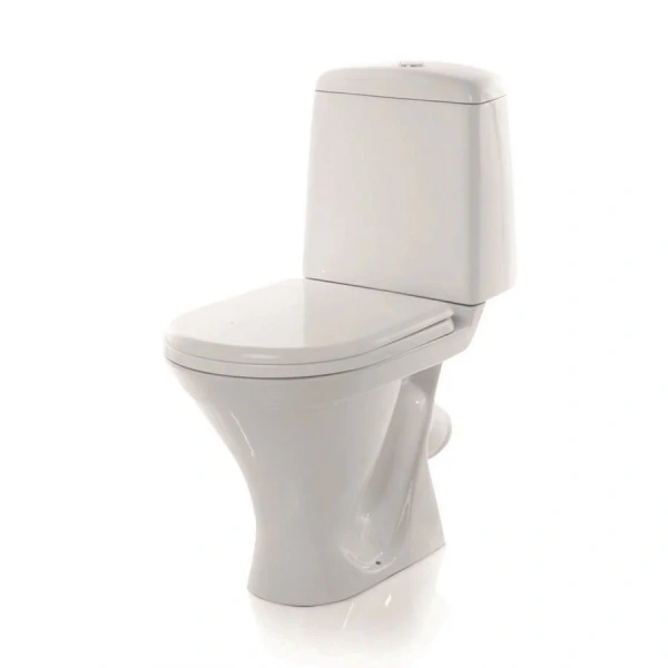 Унитаз компакт Sanita Аттика белый WC.CC/Attica/1-P/WHT.G/S1 (детальная фотография), современные, hi-tech, круглые