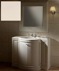 Тумба с мраморной столешницей, цвет полуглянцевый Warm Grey, мрамор Bianco Carrara, Devon&Devon Clarence