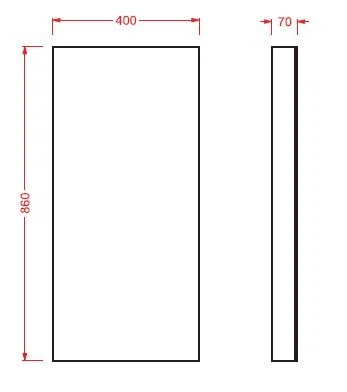 Зеркало для ванной ArtCeram ACS011 (детальная фотография), по запросу