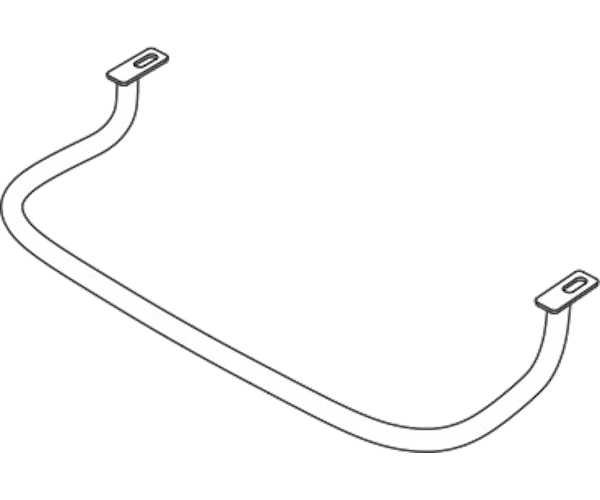 Полотенцедержатель для раковины, цвет хром, Globo Genesis PG051CR (детальная фотография)