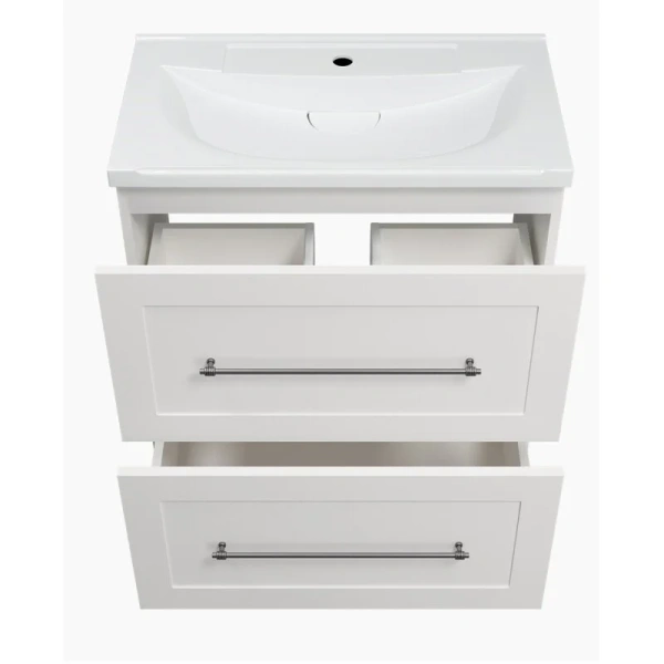 Тумба под раковину напольная Misty Марта 70 см белая П-Мрт07070-011Пр (детальная фотография), нет в наличии