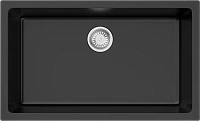 Мойка для кухни Omoikiri Okinoshima 76-U/I-BL 76 см черная