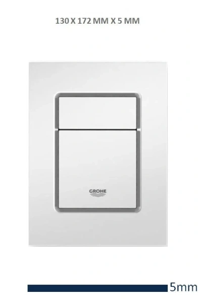 Клавиша смыва Grohe Skate Cosmopolitan матовый хром 37535P00 (детальная фотография), пластиковые