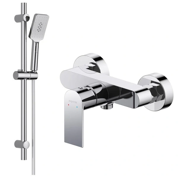 Душевой комплект Акватек Лира хром AQ1432CR (детальная фотография)