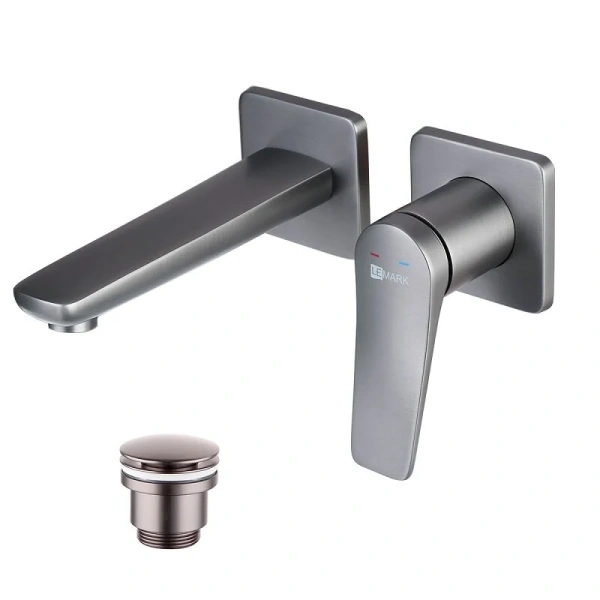 Смеситель для раковины Lemark Bronx графит LM3736GM (детальная фотография)