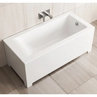 Ванна из литьевого мрамора Delice Diapason 150x70 см белая