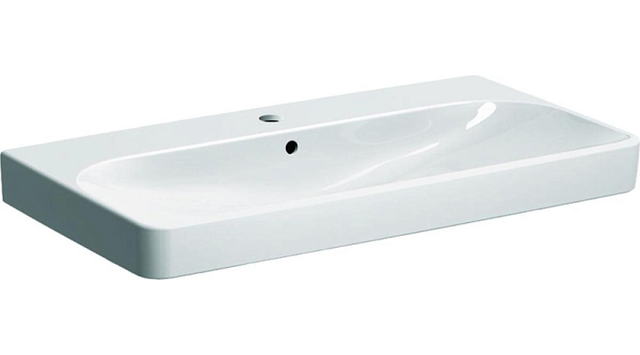 Раковина Geberit Smyle Square 90 см белая 500.251.01.1 (детальная фотография)