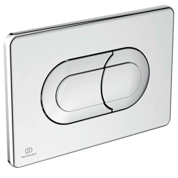 Клавиша смыва Ideal Standard Prosys Solea хром R0133AA (детальная фотография), слив эконом-стандарт с двумя клавишами