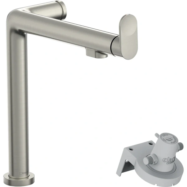Смеситель для кухни Hansgrohe Aqittura сталь 76804800 (детальная фотография)