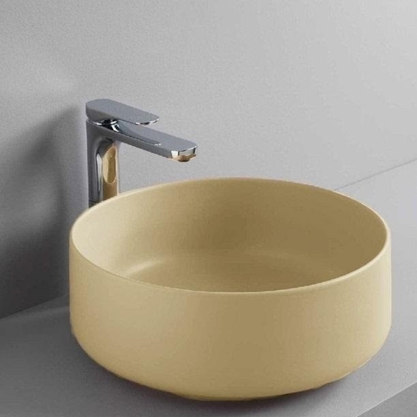 Раковина Artceram Cognac 42 см giallo zinco COL001 12 00 gz (детальная фотография), современные, hi-tech