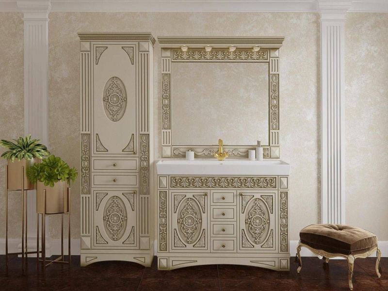 Шкаф-пенал, петли слева, Misty Беатрис Л-беа05060-033Л (детальная фотография) index_1