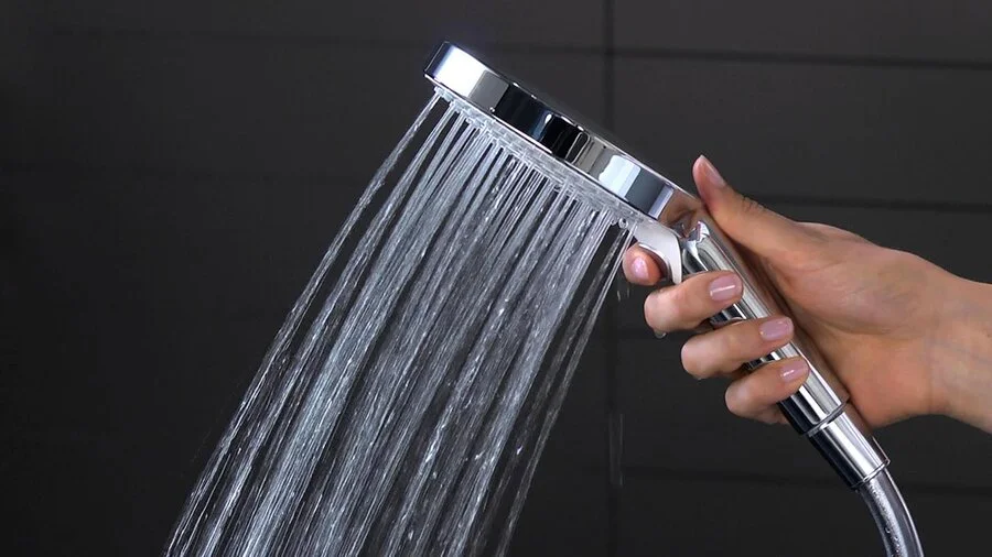 Душевая лейка хром-белый Hansgrohe Raindance Select 26531400 (детальная фотография) index_1