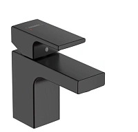 Смеситель для раковины Hansgrohe Vernis Shape однорычажный, матовый черный