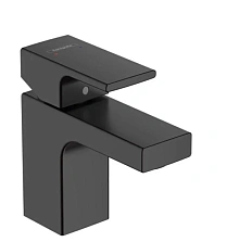 Смеситель для раковины Hansgrohe Vernis Shape однорычажный, матовый черный