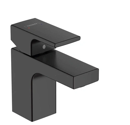 Смеситель для раковины Hansgrohe Vernis Shape однорычажный, матовый черный - фото 2