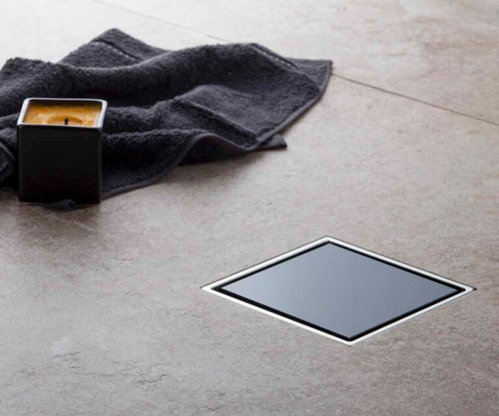 Точечный трап с сухим затвором Pestan Standard Dry 1 Ceramic 100 13000107 (детальная фотография), для монтажа в пол