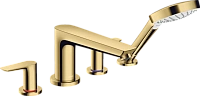 Смеситель для ванны Hansgrohe Talis E полированное золото