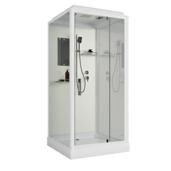 Душевая кабина Niagara Standart 80х80 см стекло прозрачное ST80/15Q (детальная фотография)