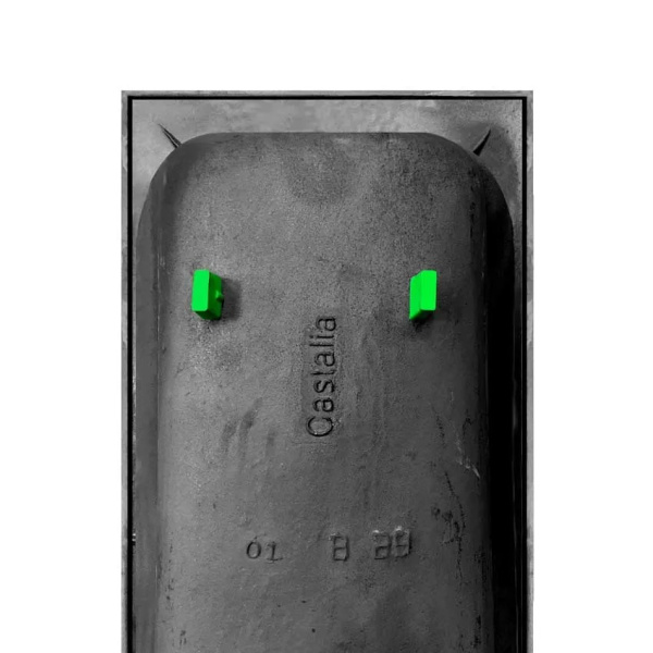 Ванна чугунная с ручками Castalia Prime 180х80х48 Ц0000147 (детальная фотография), в классическом стиле