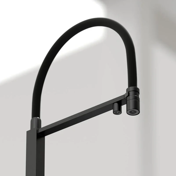 Смеситель для кухни Sancos Moro черный SC4006MB (детальная фотография), черные