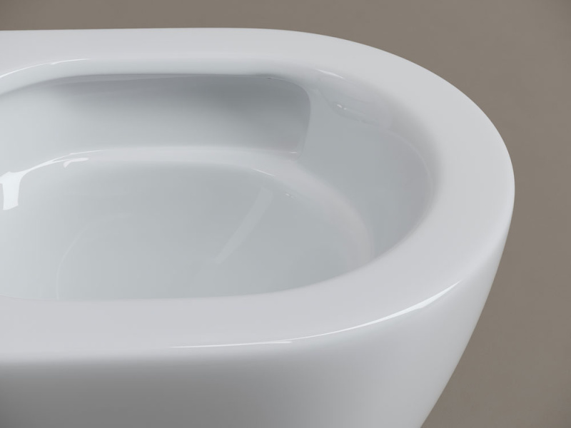 Унитаз подвесной Ceramicanova Mia белый CN4012T (детальная фотография), в наличии