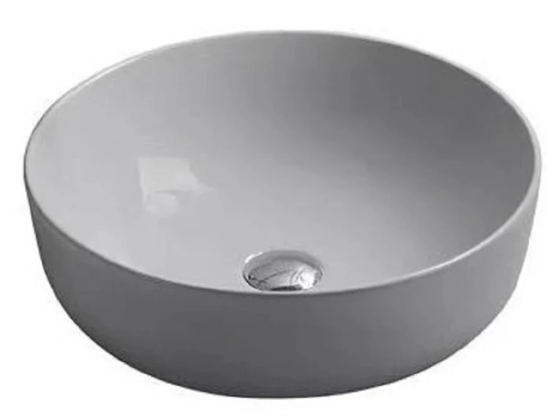 Раковина SantiLine 42 см серая матовая SL-1054MG (детальная фотография)