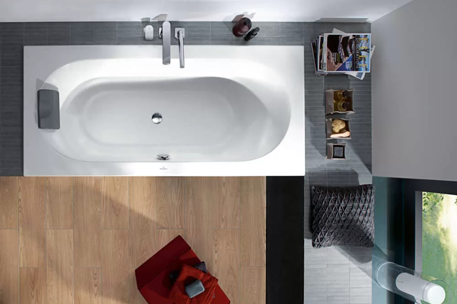 Акриловая ванна Villeroy & Boch Loop&Friends UBA180LFO2V-01 (детальная фотография), акриловые