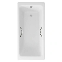 Ванна чугунная Delice Parallel 150x70 с ручками