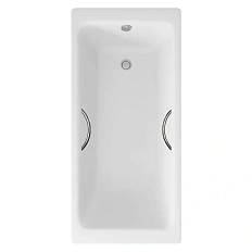 Ванна чугунная Delice Parallel 150x70 с ручками