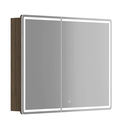 Зеркальный шкаф с подсветкой Sancos Mirror 100 см дуб чарльстон - фото 1