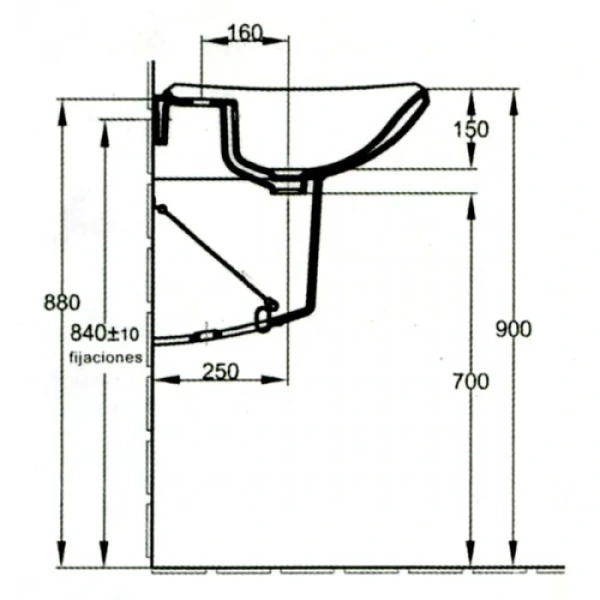 Полупьедестал для раковины Jacob Delafon Escale белый 19028W-00 (детальная фотография), по запросу