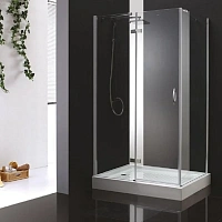 Душевой уголок Cezares Bergamo 120х100 см правый