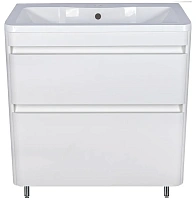 Тумба под раковину напольная Style Line Атлантика 80 см белая