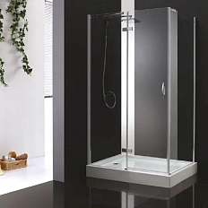 Душевой уголок Cezares Bergamo 120х100 см правый