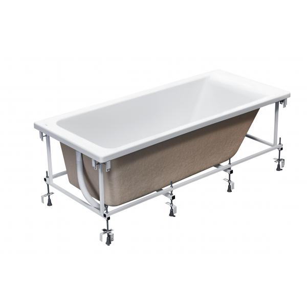 Монтажный комплект для акриловой ванны Roca Easy 180x80 см со сливом-переливом 25P028000 (детальная фотография), в наличии
