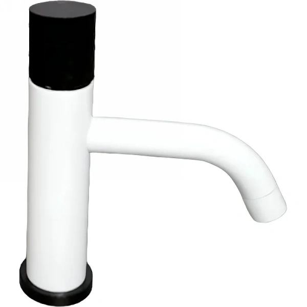 Смеситель для раковины Boheme Stick белый/черный 121-WB (детальная фотография)