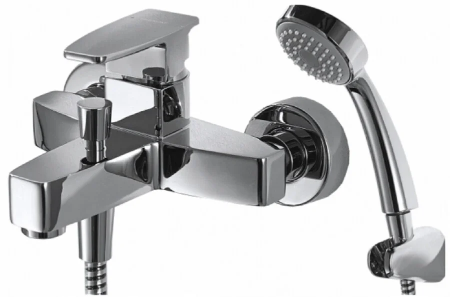 Смеситель для ванны Bravat Riffle F672106C-B (детальная фотография)