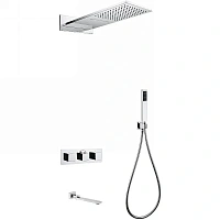 Душевой комплект Abber Daheim хром