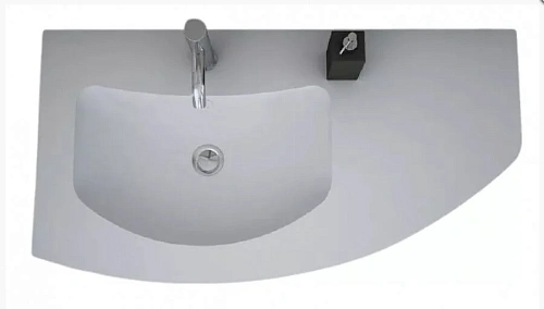 Раковина мебельная Cezares Soho 91 см левая - фото 3