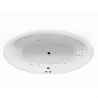 Ванна гидромассажная Excellent Lumina Line 190 x 95 см, белый/хром, WAEX.LUM19.LINE.CR
