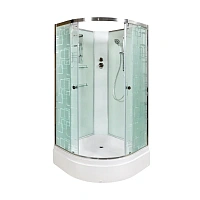 Душевая кабина Deto EM 100x100 см без крыши