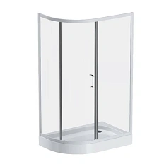 Душевой уголок Am.Pm Like 120x80 см стекло прозрачное, профиль матовый хром