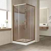 Душевой уголок профиль бронза стекло бронза Vegas-glass