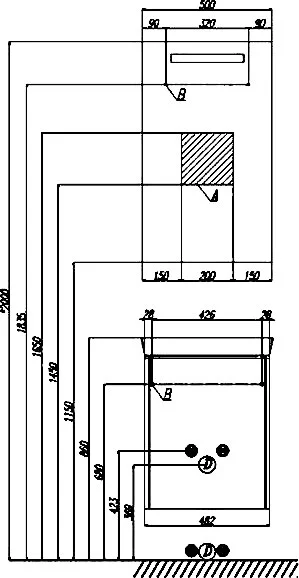 Зеркало с подсветкой Акватон Йорк 50 см прямоугольное 1A173002YO010 (детальная фотография), прямоугольные