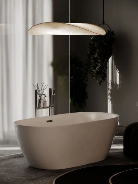 Ванна акриловая Ceramica Nova Fusion 170x80 см отдельностоящая FB03 (детальная фотография), 170 см