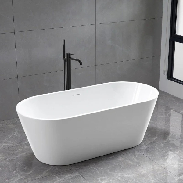 Ванна акриловая Vincea VBT-4291-1700, 170 x 80 см, щелевой перелив, цвет белый (детальная фотография), 170х80