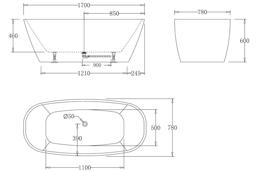 Схема (детальная фотография), овальные